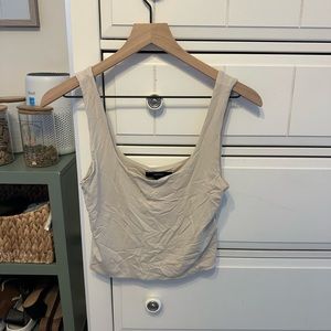Forever 21 beige tank top